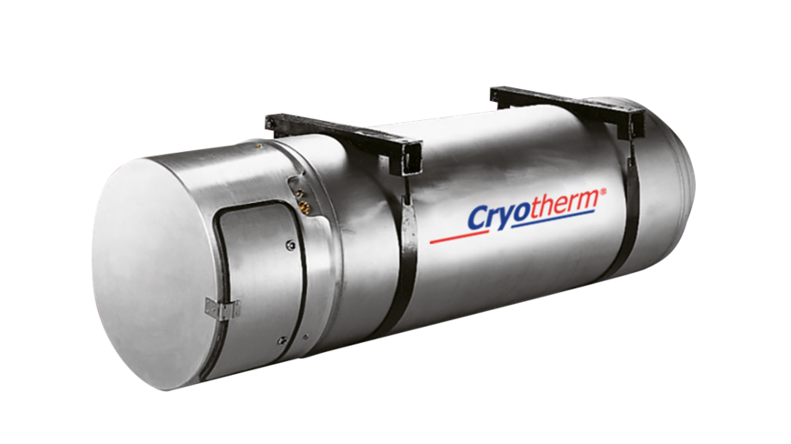 CRYOGEN® Trans ist eine mit flüssigem Stickstoff betriebene Transportkühleinrichtung für Laderäume von Transportfahrzeugen