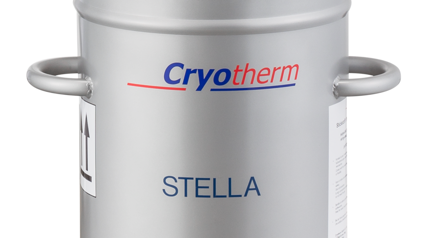 Stella - vakuumsuperisolierter Dewars für die Arbeit mit flüssigem Stickstoff